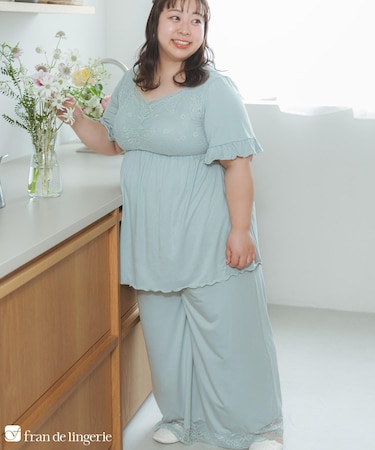 餅田コシヒカリさんとコラボレート☆ナイトブラ付きルームウェア『LuNight（ルナイト）』ロングパンツ 「ルナイト ロングパンツ」 ロングパンツ