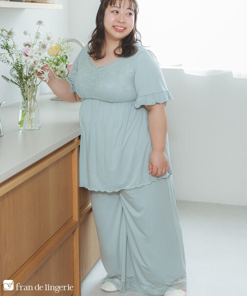 餅田コシヒカリさんとコラボレート☆ナイトブラ付きルームウェア『LuNight（ルナイト）』ロングパンツ 「ルナイト ロングパンツ」 ロングパンツ