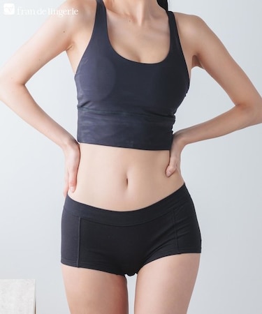 名古屋市立大学看護学部監修の吸水ショーツCottonシリーズ・ボクサーショーツ 「コンフィッツコットンボクサー ショーツ」 ショーツ