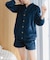 ふんわり軽くて暖かいmemory fleece (メモリーフリース)カーディガン＆ショートパンツ 「メモリーフリース 全開上下セット」 全開上下セット