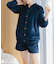 ふんわり軽くて暖かいmemory fleece (メモリーフリース)カーディガン＆ショートパンツ 「メモリーフリース 全開上下セット」 全開上下セット