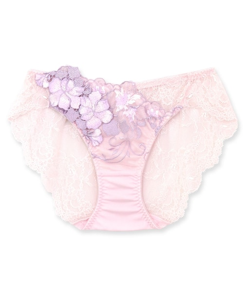 印象派の絵画のようなフラワーモチーフ美しさも、機能も 「グレースイストムード バックレース」 バックレースショーツ