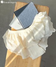可愛い＆楽ちんなフリルのふんどしタイプのショーツ選べるデザイン 「からだゆるめるナイトショーツ ショーツ」 ショーツ