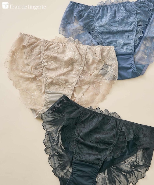 身体の変化に気付いた女性のためのご自愛ランジェリー「GRACE soin（グレースソワン）」ヒップに心地よくフィットする立体パターンのノーマルショーツ 「 グレースソワンエッセンシャル ショーツ」 ショーツ