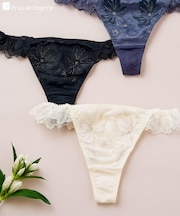 リュクスが寄り添うGRACE soin Luminousフェミニンヒップに 「 グレースソワンルミナス タンガ」 Tバック タンガ