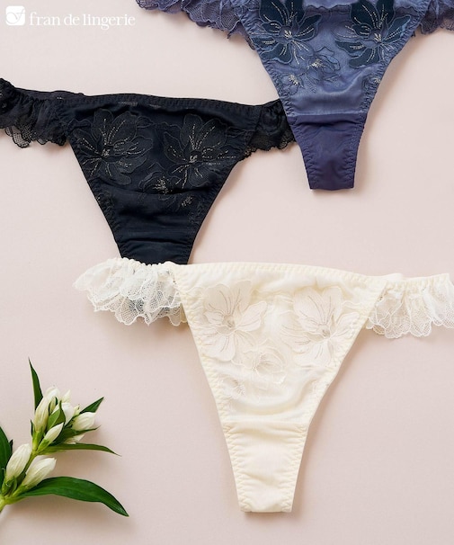 リュクスが寄り添うGRACE soin Luminousフェミニンヒップに 「 グレースソワンルミナス タンガ」 Tバック タンガ