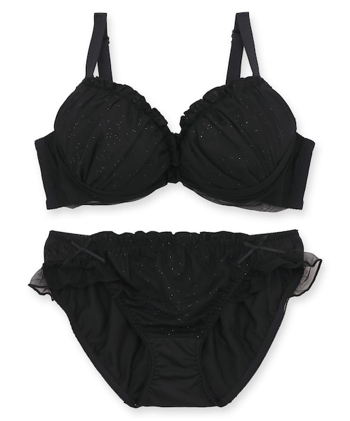 人気の「ふわ盛」パターンさりげない特別感 「ふわ盛ブラ008 ペアブラジャー（ワイヤー有り）」 ブラジャーショーツセット