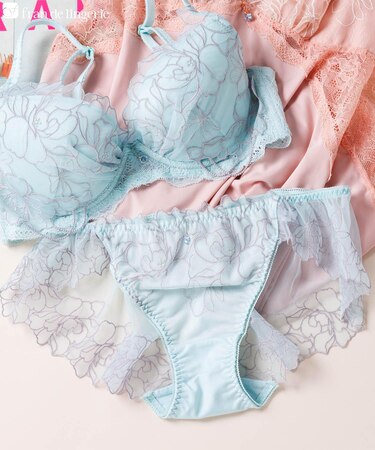 品ありチュールフラワー可愛くて響かない 「ノーブルティアラブラ003 バックレース」 バックレースショーツ