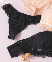 多機能ブラとお揃い 「スフレフィット001 タンガ」 Tバック タンガ