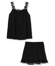 ≪tororelax とろリラ≫ フリルノースリーブトップス＆ショートパンツ セットアップ 「とろリラ キャミソールセット」 キャミソールセット