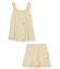 ≪tororelax とろリラ≫ フリルノースリーブトップス＆ショートパンツ セットアップ 「とろリラ キャミソールセット」 キャミソールセット