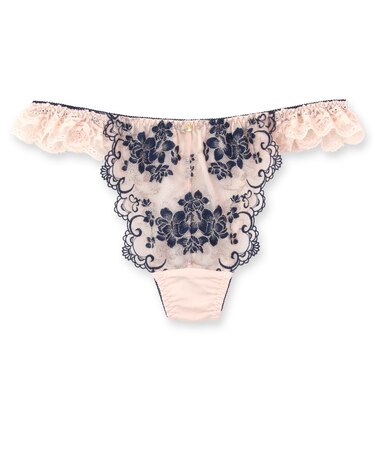 ロマンチックなフェミニンランジェリー予備にしても単品でも可愛いTバックショーツ 「スタイルアップシリーズ005 タンガ」 Tバック タンガ