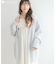 ふわふわ＆さらさらの極上手触りユニセックスが嬉しい楽ちんニット 「パウダーもこ ガウン」 ガウン