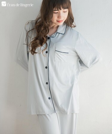 tororelax とろリラベーシックなパジャマタイプ 「とろリラ 全開上下セット」 全開上下セット