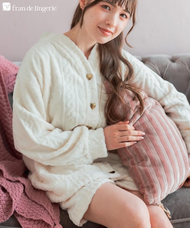 もこもこ ルームウェア ショートパンツ レディース 冬 あったか パジャマ モコモコ 着る毛布「メモリーフリース」