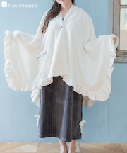 もこもこ ブランケット 着る毛布 ポンチョ モコモコ あったか レディース 冬 ふわふわ「メモリーフリース」