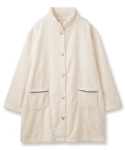 もこもこ ガウン ルームウェア 冬 あったか パジャマ レディース 着る毛布「メモリーフリース」