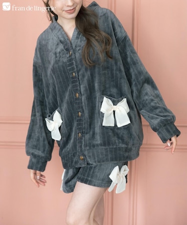 もこもこ ショートパンツ ルームウェア パジャマ レディース 冬 あったか 前開き モコモコ 着る毛布「メモリーフリース」