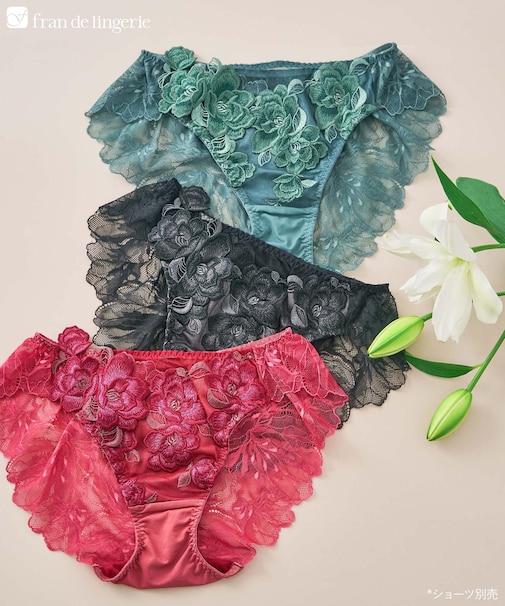 身体の変化に気付いた女性のためのご自愛ランジェリー「GRACE soin（グレースソワン）」待望の餅田コシヒカリ・コラボ美しさも、機能も 「 グレースソワン グランデリア バックレース」 バックレースショーツ