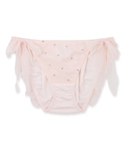 とびきりキュートなハートドットお揃い紐ショーツ 「ナチュラルデイリーブラ005 脇紐」 脇紐ショーツ