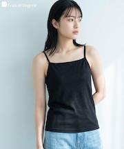 ムレ知らず!通年快適なメッシュインナー響きにくい!美シルエットのシンプル設計 「エアメッシュ キャミソール」 キャミソール