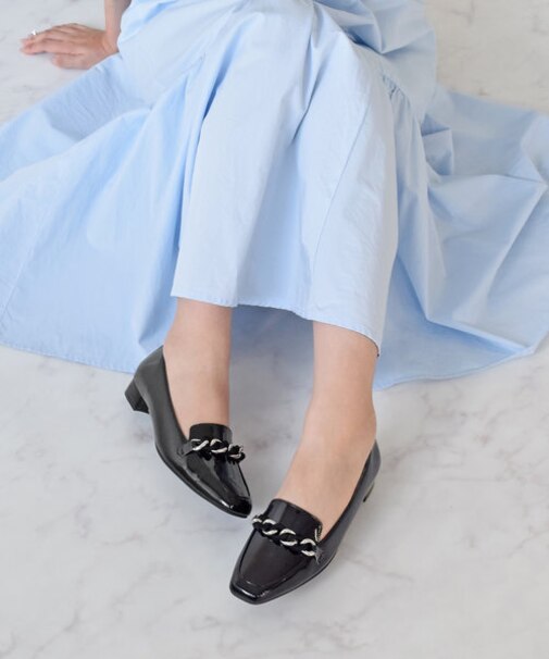 【Bridget Birkin】コンビネーションチェーンローファー