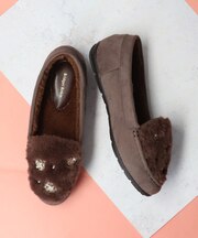 【Bridget Birkin】ランダムビジュームートンシューズ