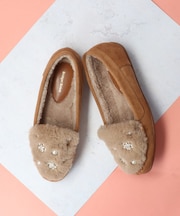 【Bridget Birkin】ランダムビジュームートンシューズ