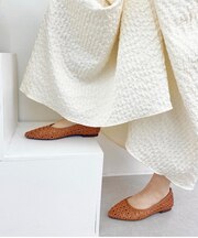 【Bridget Birkin】編みメッシュフラットシューズ