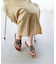 【ITALIAN SHOEMAKERS】ラインストーントングサンダル