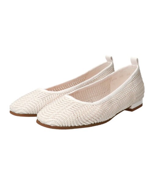 【PARADIS COULEUR】スクエアトウメッシュパンプス