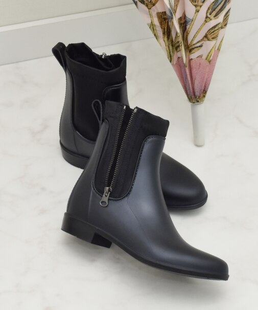 【BRIDGET BIRKIN】サイドジップレインブーツ