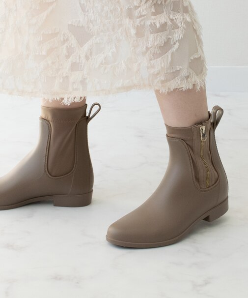 【BRIDGET BIRKIN】サイドジップレインブーツ