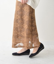 【BRIDGET BIRKIN】スクエアカジュアルウエッジパンプス