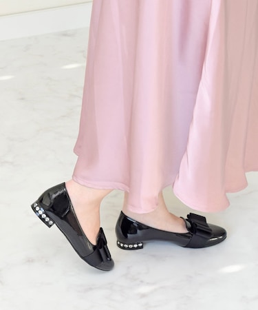 【BRIDGET BIRKIN】ガーリーリボンローファー