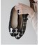 【BRIDGET BIRKIN】スクエアビジューフラットシューズ