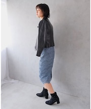 【BRIDGET BIRKIN】キルティングストーンショートブーツ