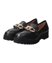 【INTER-CHAUSSURES】ラウンドトウチェーンローファー