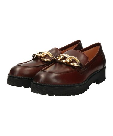 【INTER-CHAUSSURES】ラウンドトウチェーンローファー