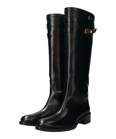 【SARTORE】ラウンドトウベルテッドロングブーツ