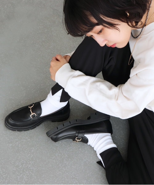 ✨美品✨CORSO ROMA9 ビットローファー【23.5】トラックソール 厚底 ✨美品✨CORSO ROMA9 ビットローファー【23.5】トラックソール
