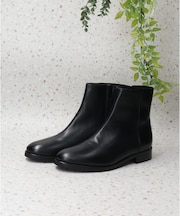 【CORSO ROMA， 9】ラウンドトウベーシックショートブーツ