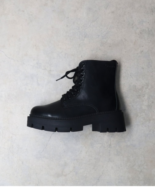 【TAMARIS】トラックソールレースアップショートブーツ