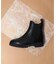 【INTER-CHAUSSURES】ラウンドトウタンクソールサイドゴアブーツ