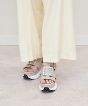 【BRIDGET BIRKIN】スクエアバックルスポーツサンダル