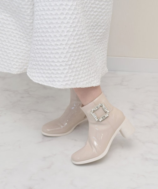 【BRIDGET BIRKIN】ビジューバックルレインブーツ