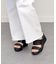【ITALIAN SHOEMAKERS】厚底ダブルベルトイントレチャートサンダル