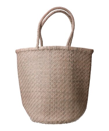 【VEEV】編み込みレザートート