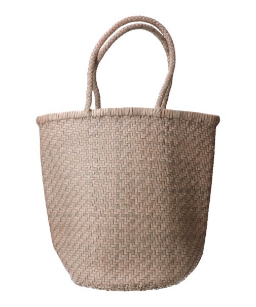 【VEEV】編み込みレザートート