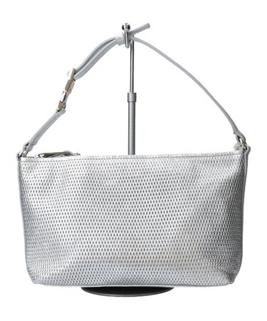 【ROBERTA GANDOLFI】パンチングレザーハンドバッグ